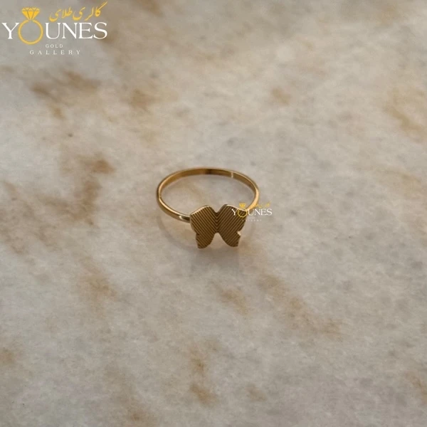 انگشتر طلا پروانه